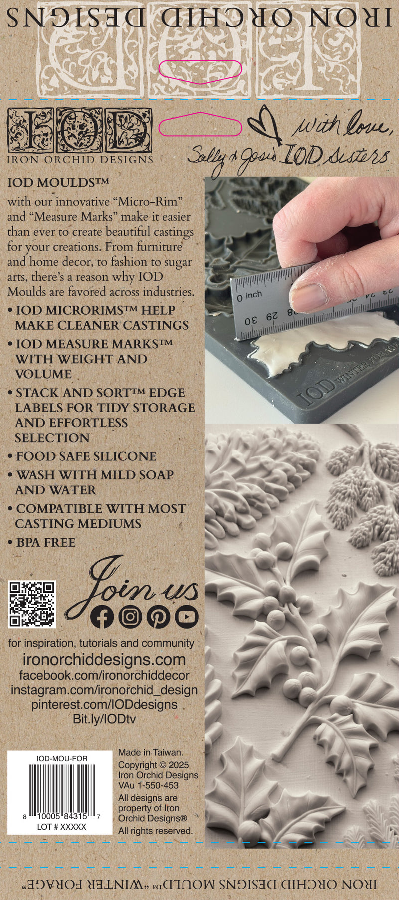 Winter Forage - 6 x 10 IOD Mould