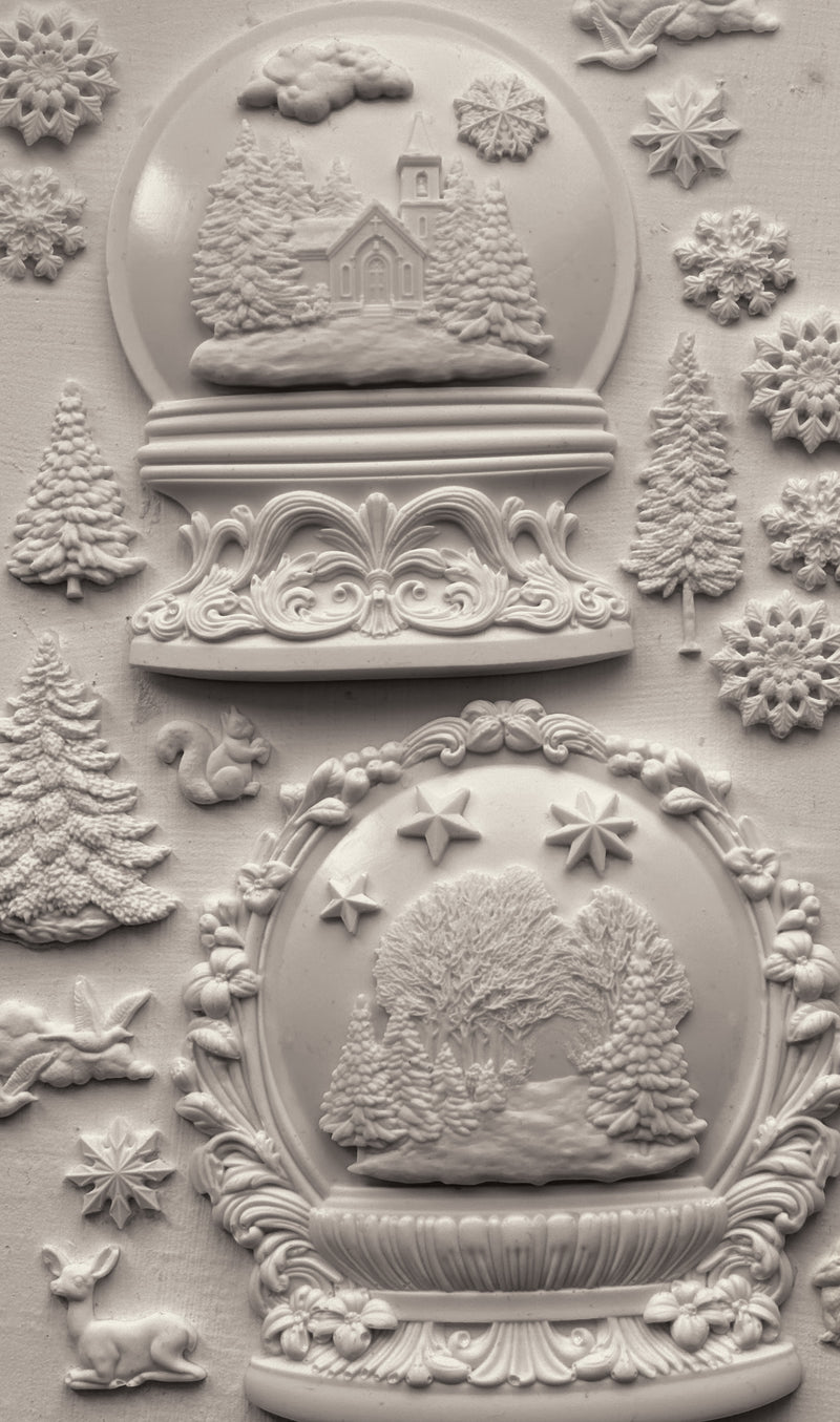 Snow Globes - 6 x 10 IOD Mould