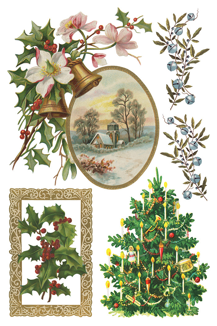 Christmas Joy IOD Transfer 8x12 Pad