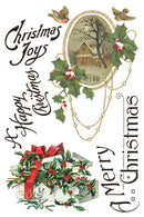 Christmas Joy IOD Transfer 8x12 Pad