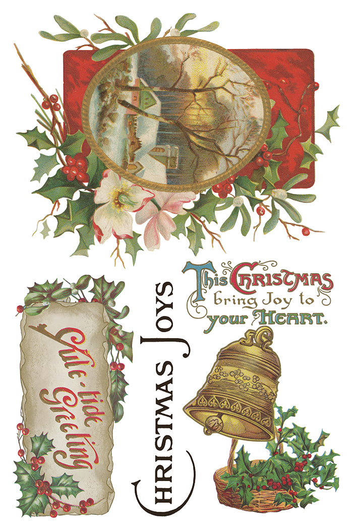 Christmas Joy IOD Transfer 8x12 Pad