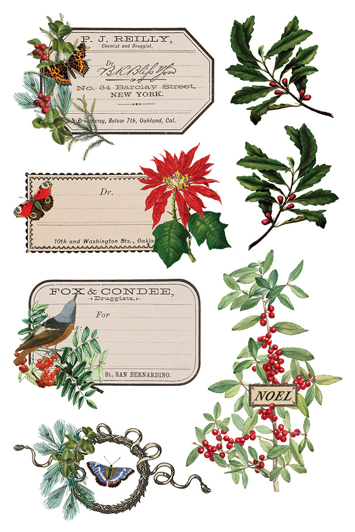 Winter Botanist IOD Transfer 8x12 Pad