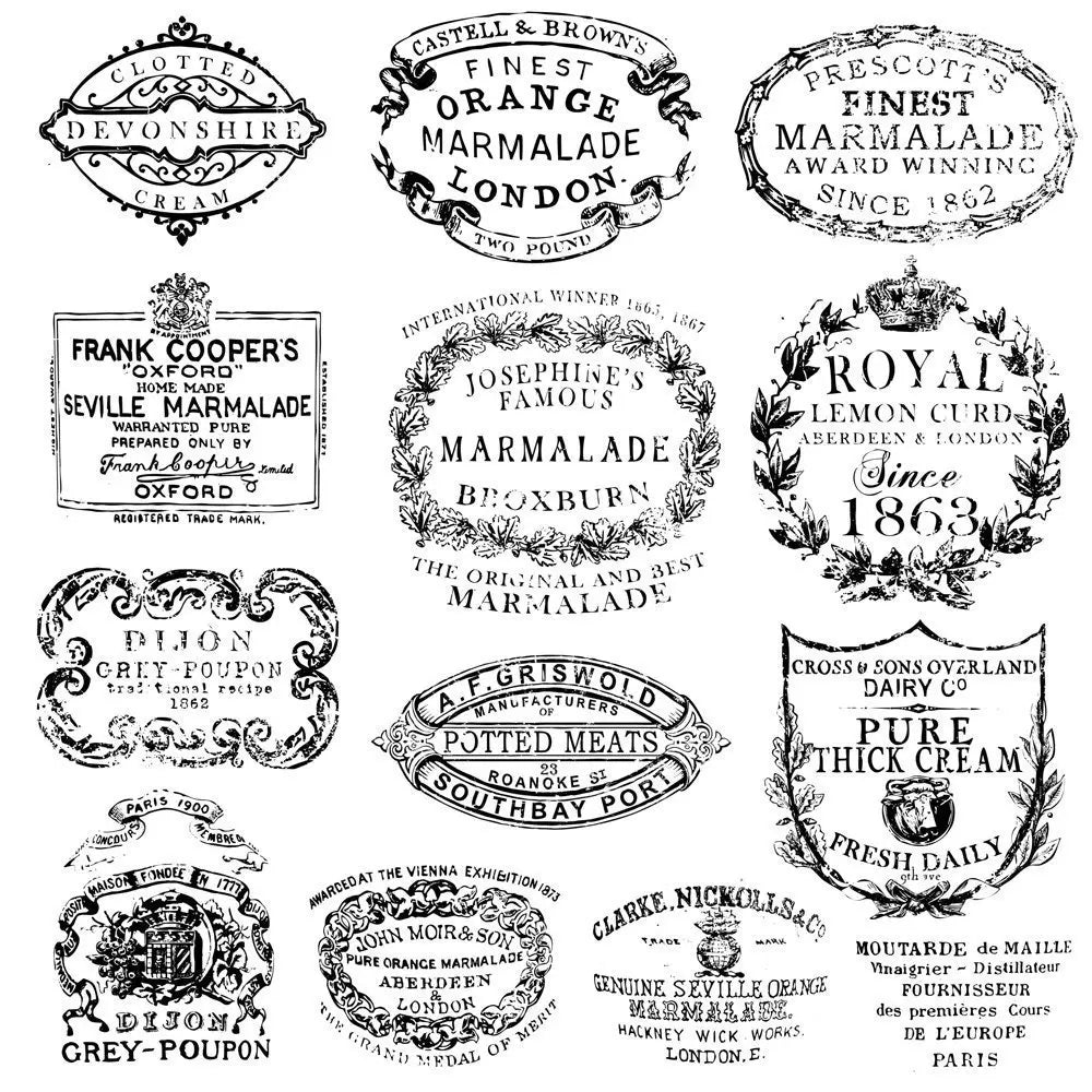 Crockery IOD Stamp