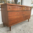 MCM 6 Drawer Dresser by Bassett