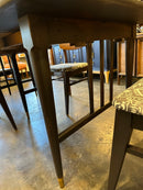 MCM Artex & Green Table and Four Chairs