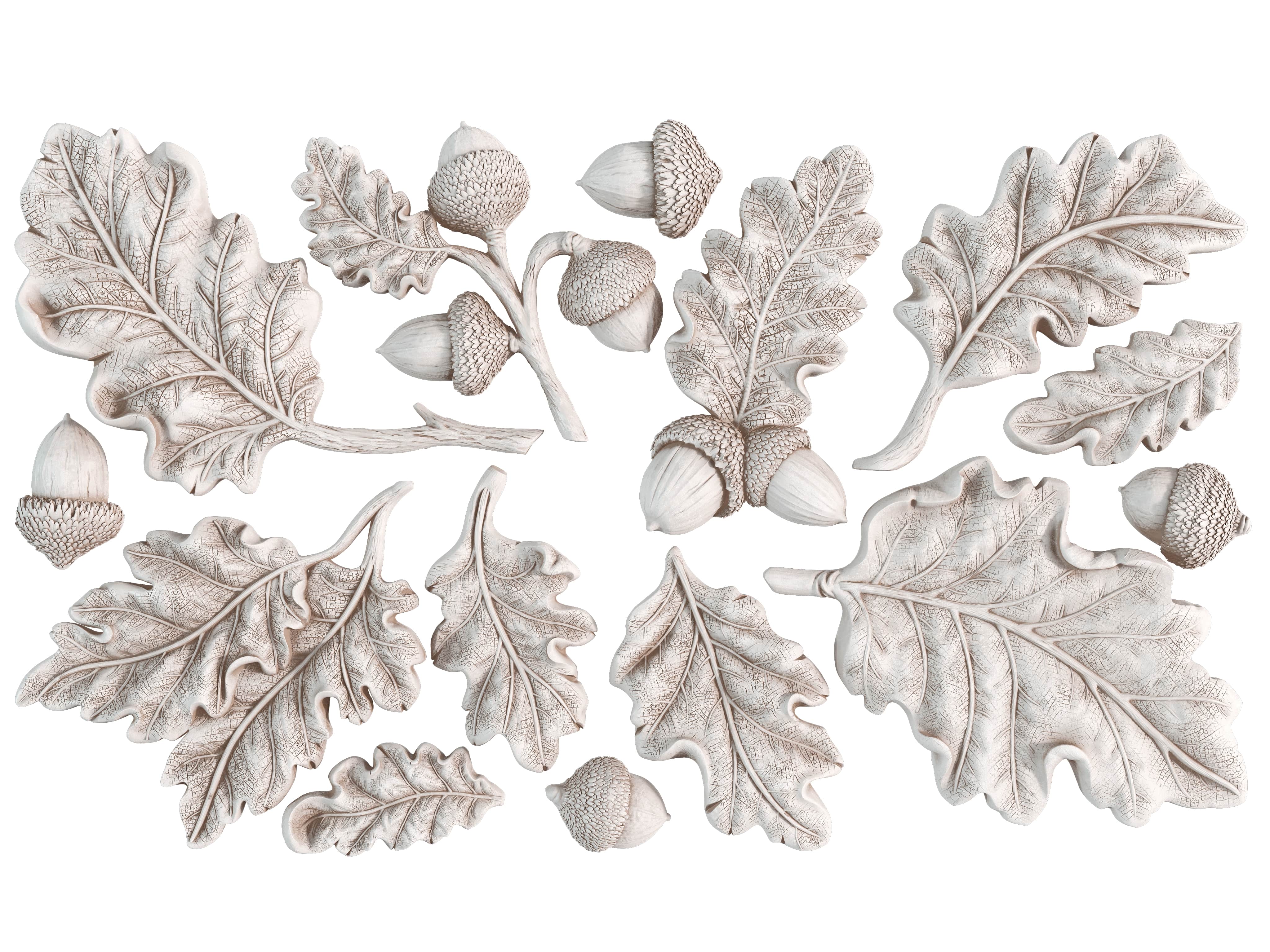 Oak Leaves & Acorns 6x10 IOD Mould
