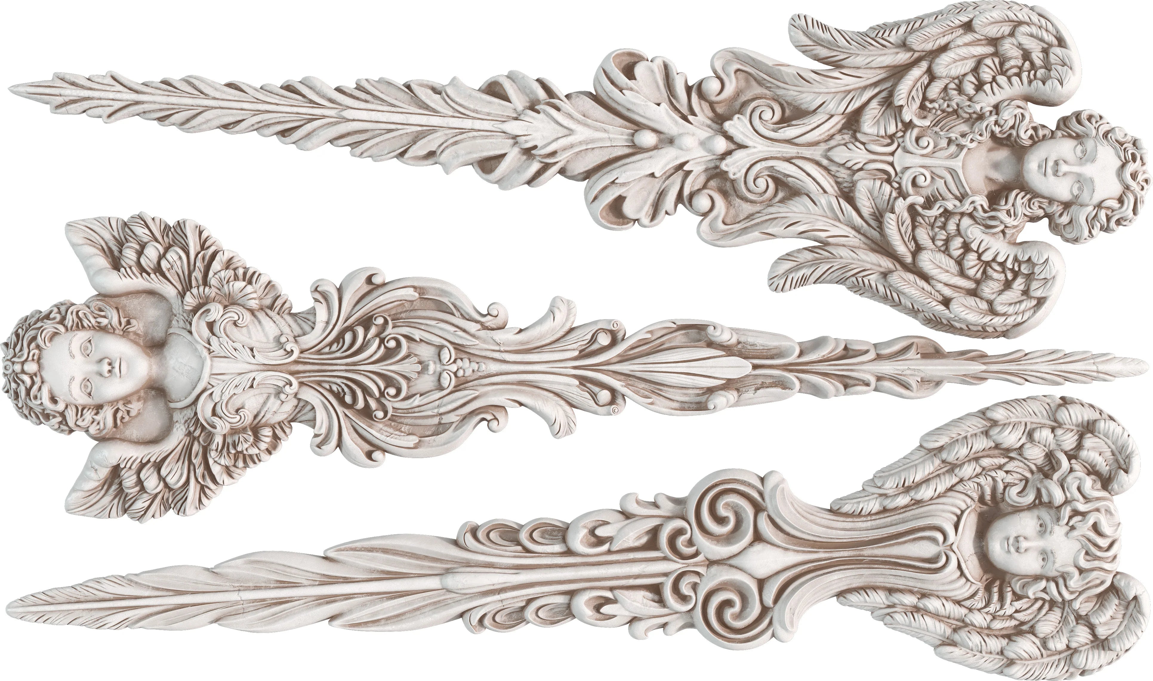 Angelic Tapers 6 x 10 IOD Mould