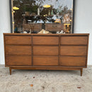 MCM Walnut and Formica Long Dresser
