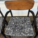 MCM Artex & Green Table and Four Chairs