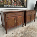 Pair of French Country Nightstands by Comacho Roldan