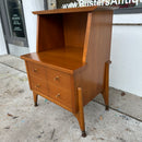 Mid Century Modern Two Tiered Nightstand