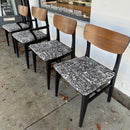MCM Artex & Green Table and Four Chairs