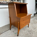 Mid Century Modern Two Tiered Nightstand