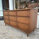 MCM Walnut and Formica Long Dresser