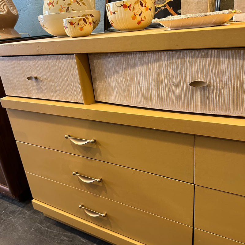 Mid Century Seven Drawer Dresser by Bassett