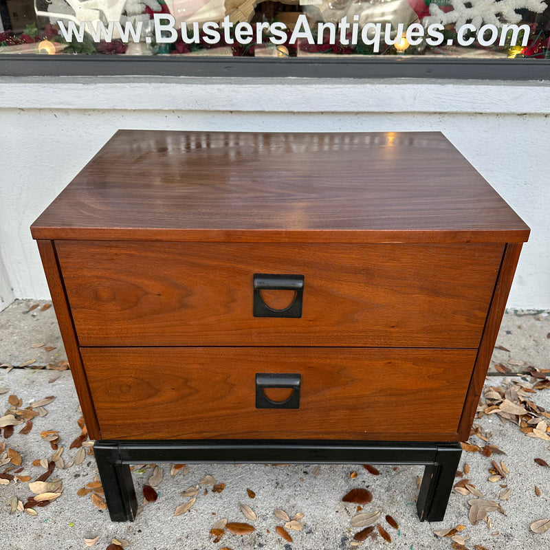 Mid Century Modern Walnut Nightstand by Dixie