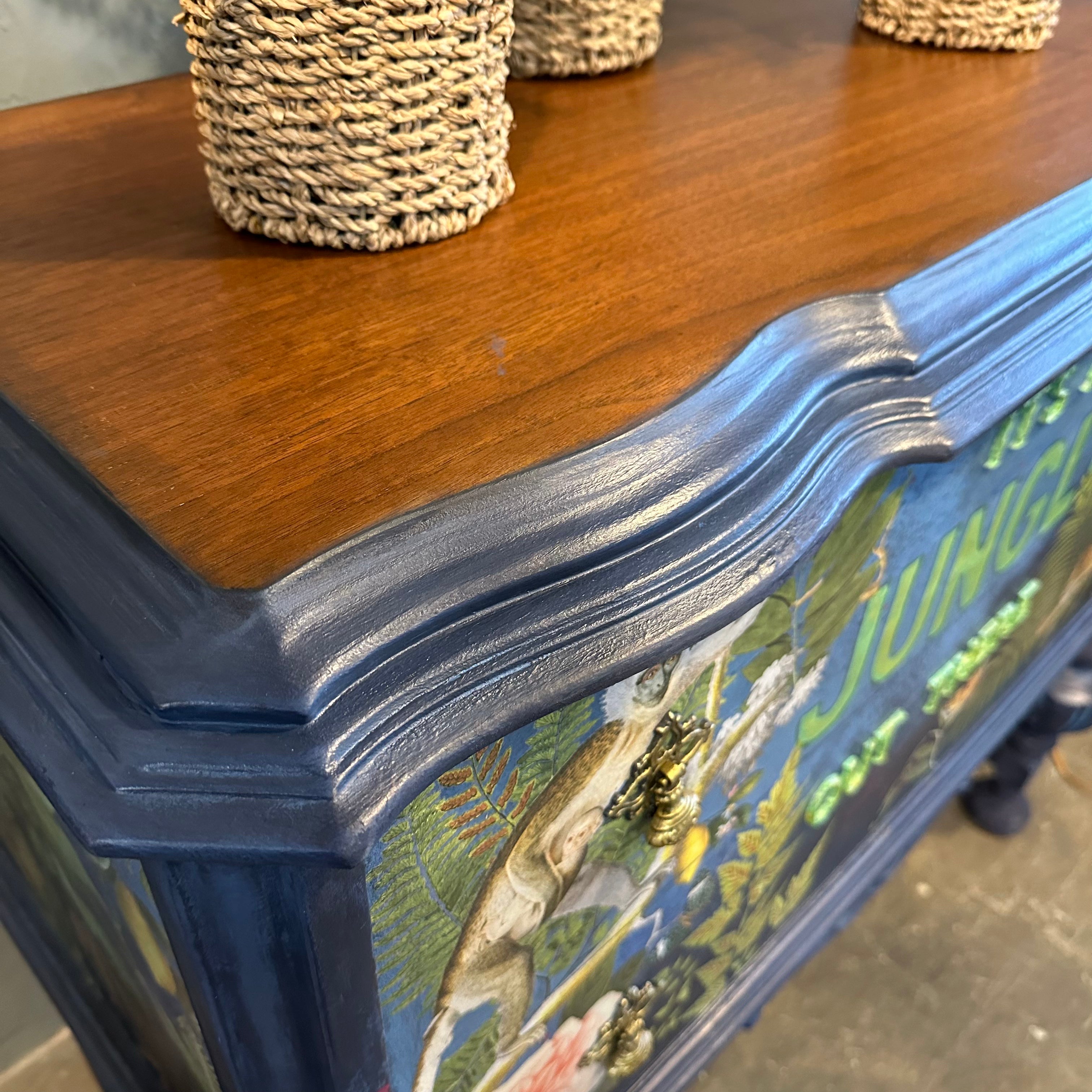 Antique 2 Drawer Tropical Style Server