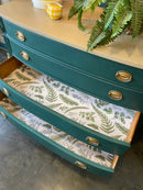Emerald Green Four Drawer Chest by Drexel