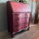 Vintage Drop Front Secretary Desk