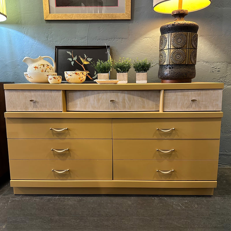 Mid Century Seven Drawer Dresser by Bassett