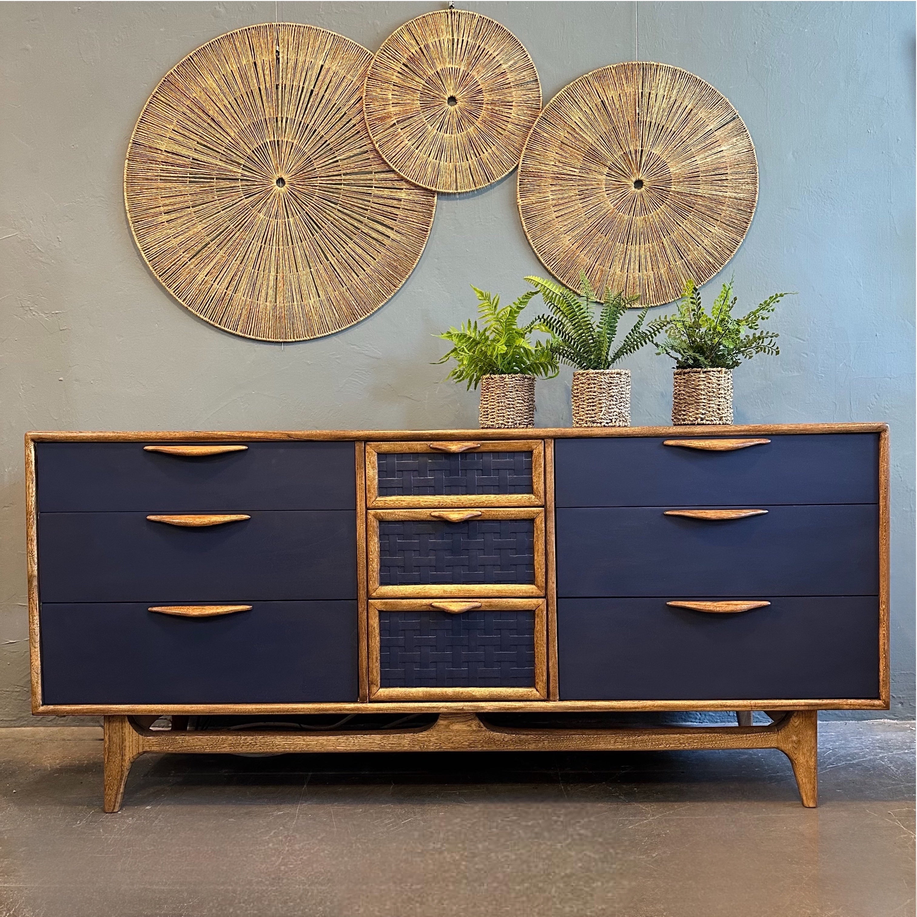 blue mid century dresser Mid century Blue Dresser The Artisan Markets Furniture