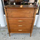 Drexel "Projection" Walnut Highboy Dresser
