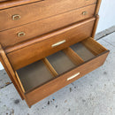 Drexel "Projection" Walnut Highboy Dresser