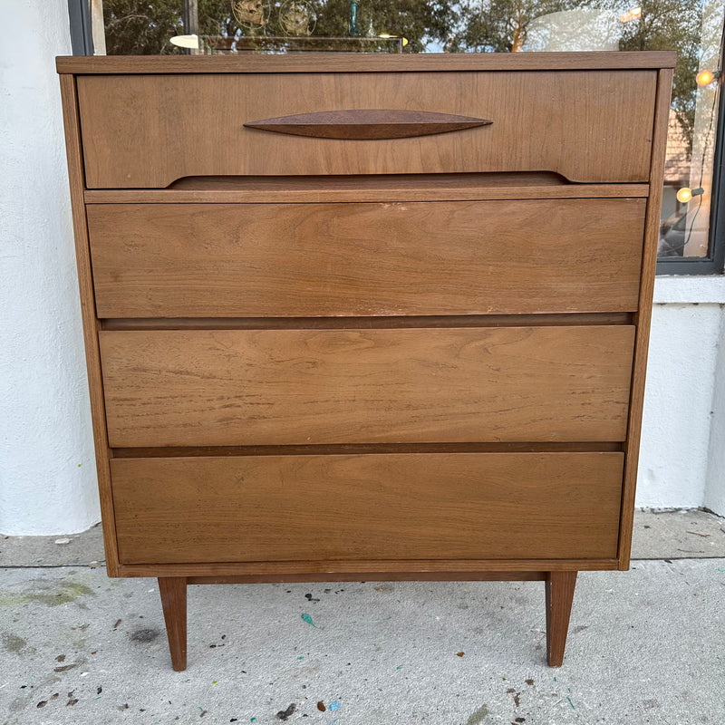 MCM Kroehler 4 Drawer Highboy Dresser