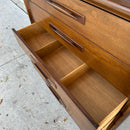 MCM Broyhill Emphasis Walnut Highboy Dresser