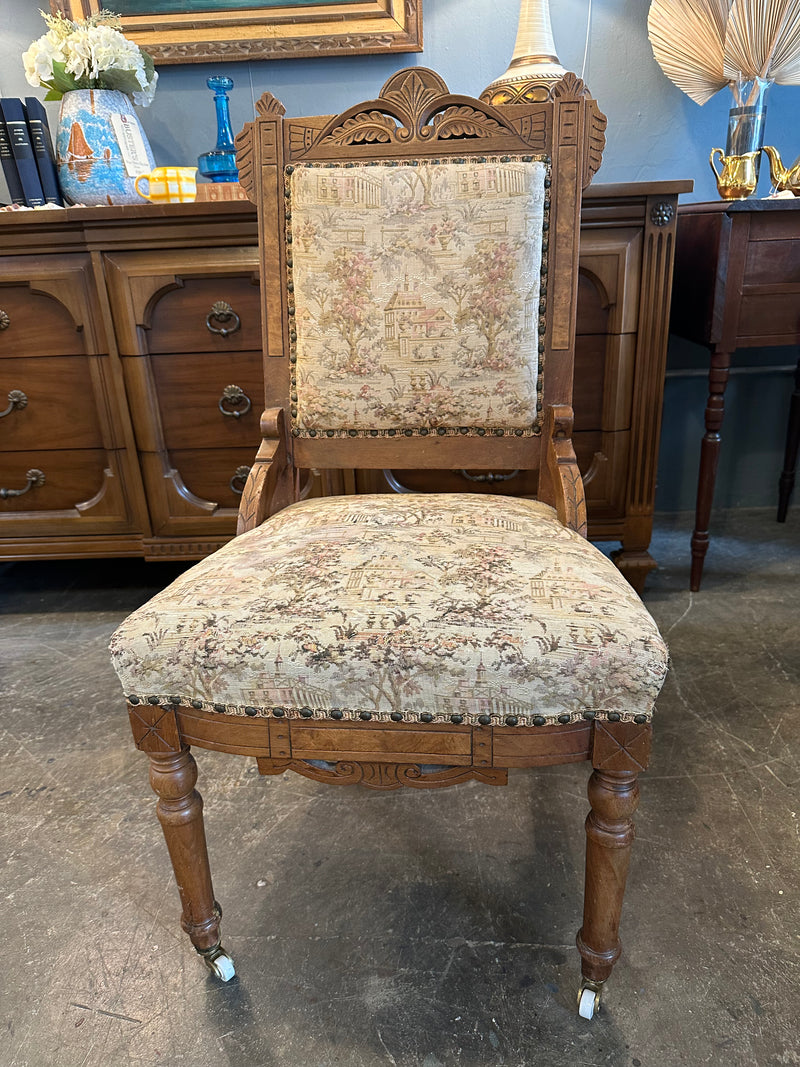 Antique Eastlake Accent Chair