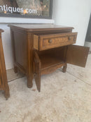 Pair of Drexel French Provincial Nightstands