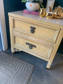 Dixie Shangri La Nightstand with Two Drawers