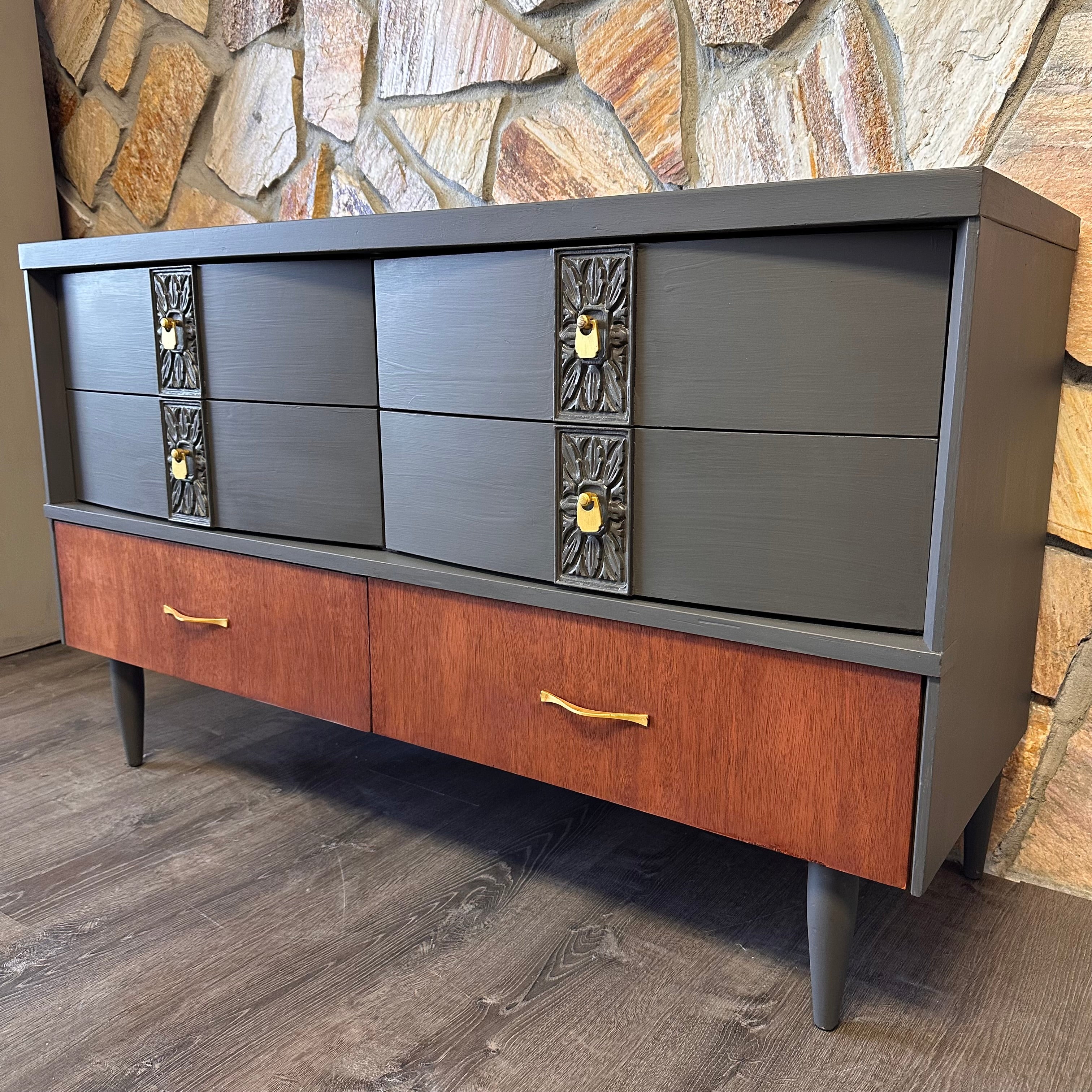 Restored Mid-Century Dresser by Bassett