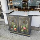 Vintage Bar/Cabinet with Expandable Top