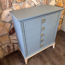 Dixie 5 Drawer MCM Chest with Rectangular Handles