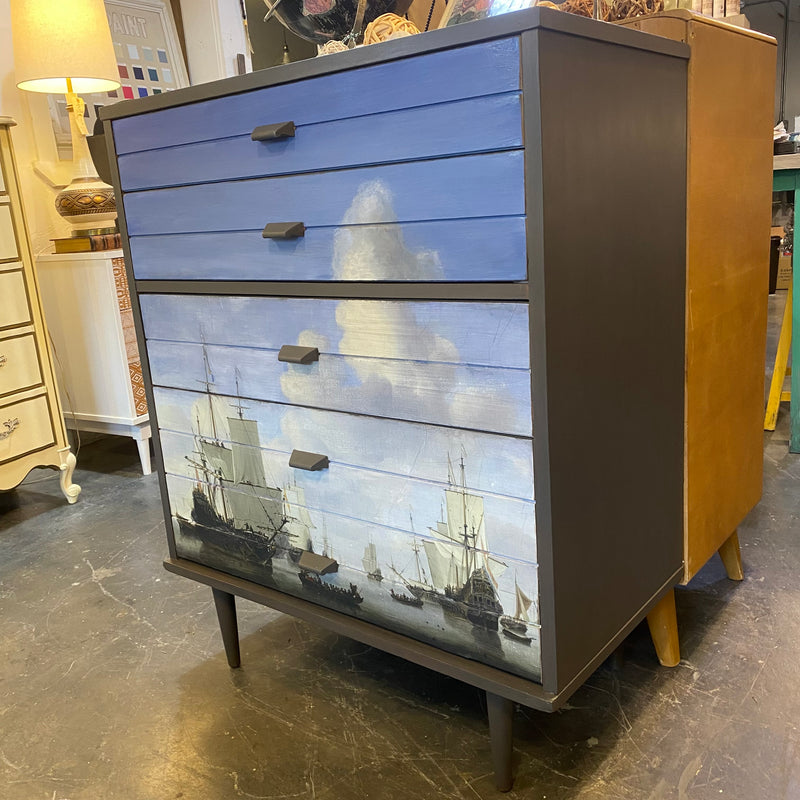 Mid Century Four Drawer Chest