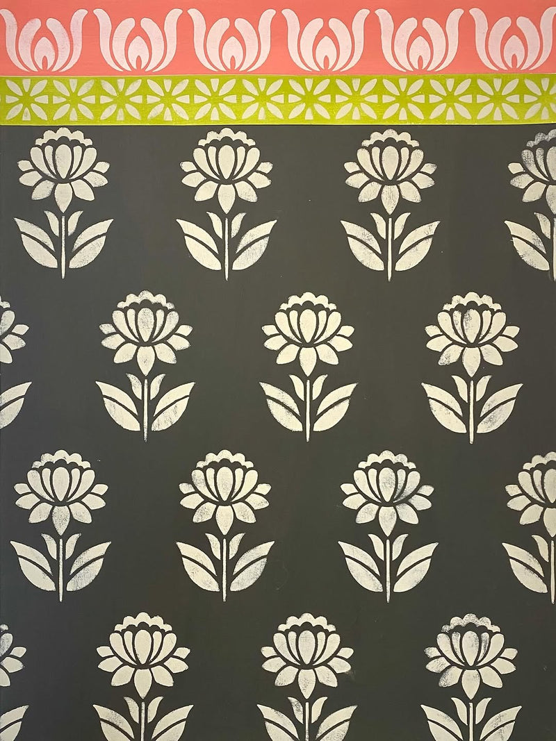 Annie Sloan x Nicolette Tabram - Mewar Stencil - Rajasthan Collection