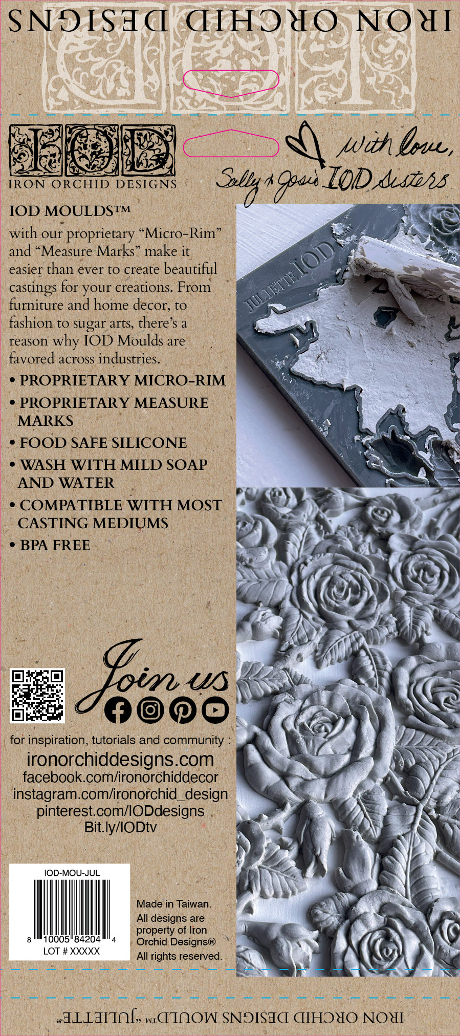 Juliette IOD Mould