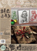 Christmas Pups IOD Stamp