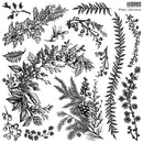 Winter Adornment IOD Stamp