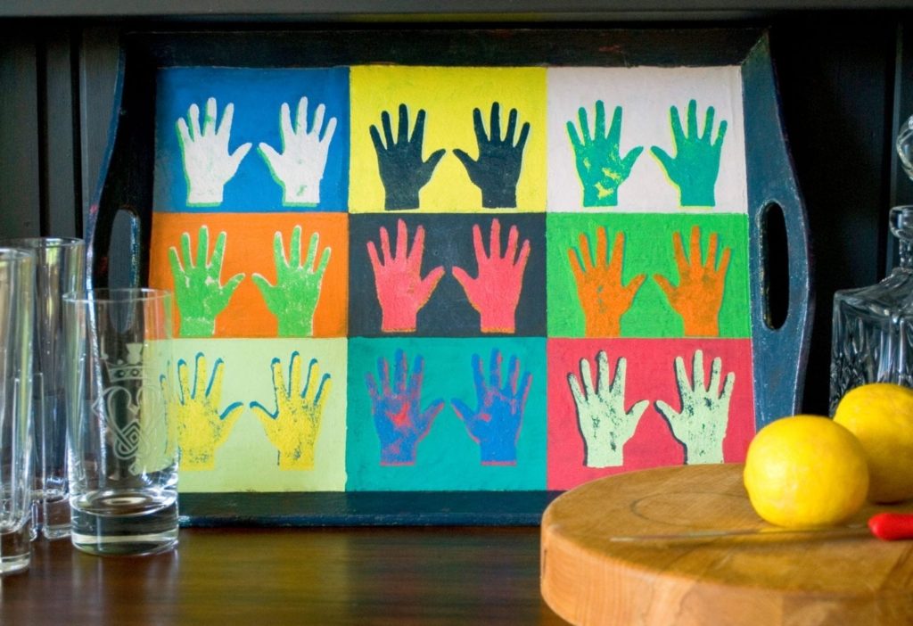 Hands Stencil