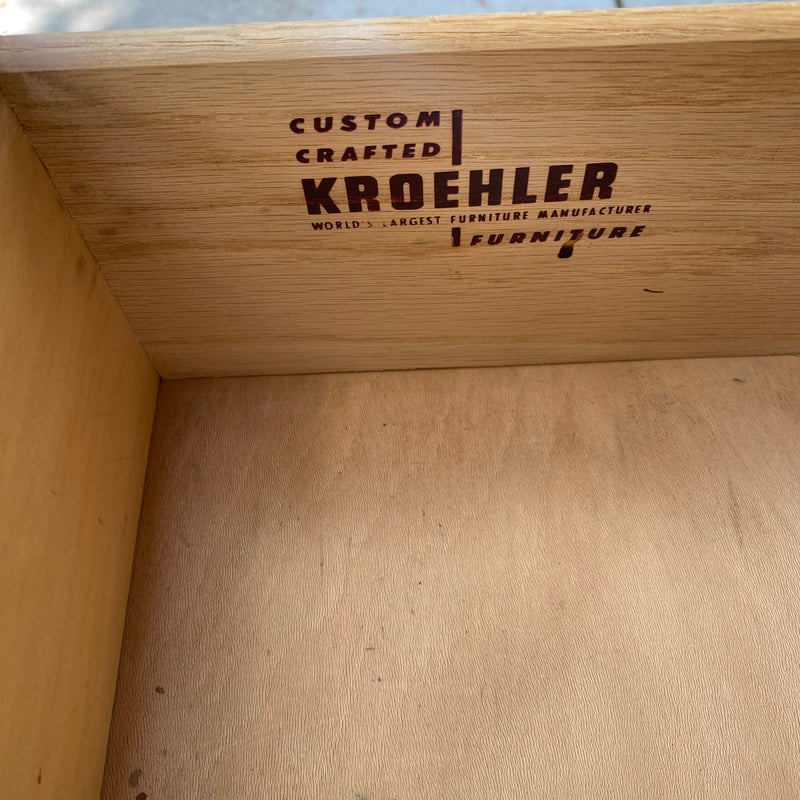 Four Drawer Mid Century Chest by Kroehler Furniture