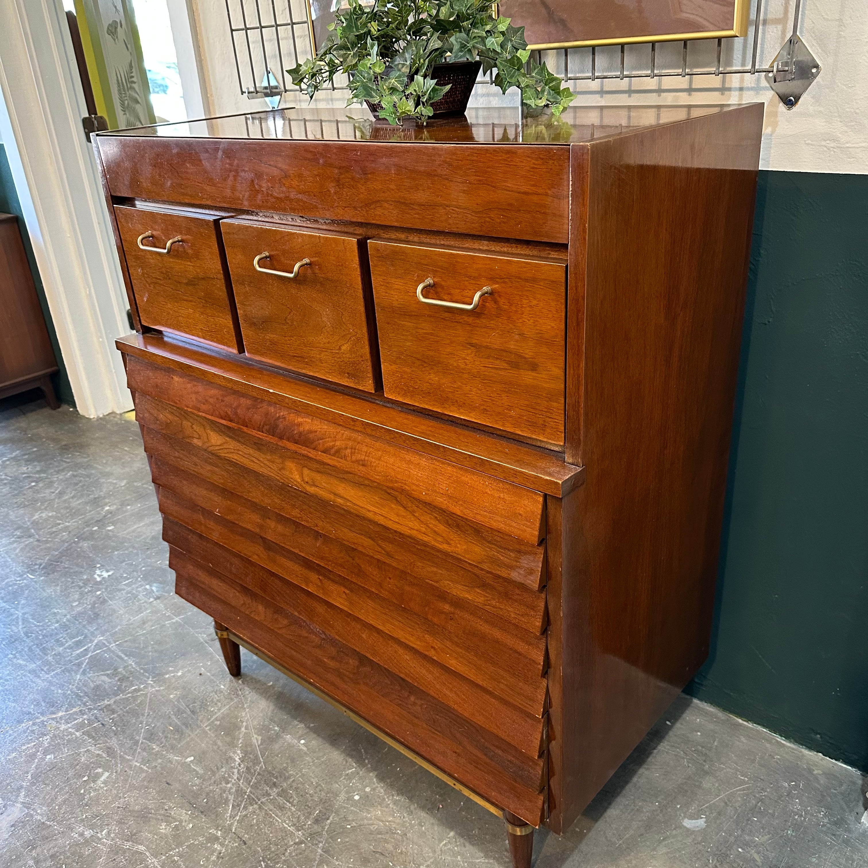 American of Martinsville Dania High Boy Dresser