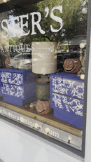 Mid Century 2 Drawer Nightstands with Otomi Design