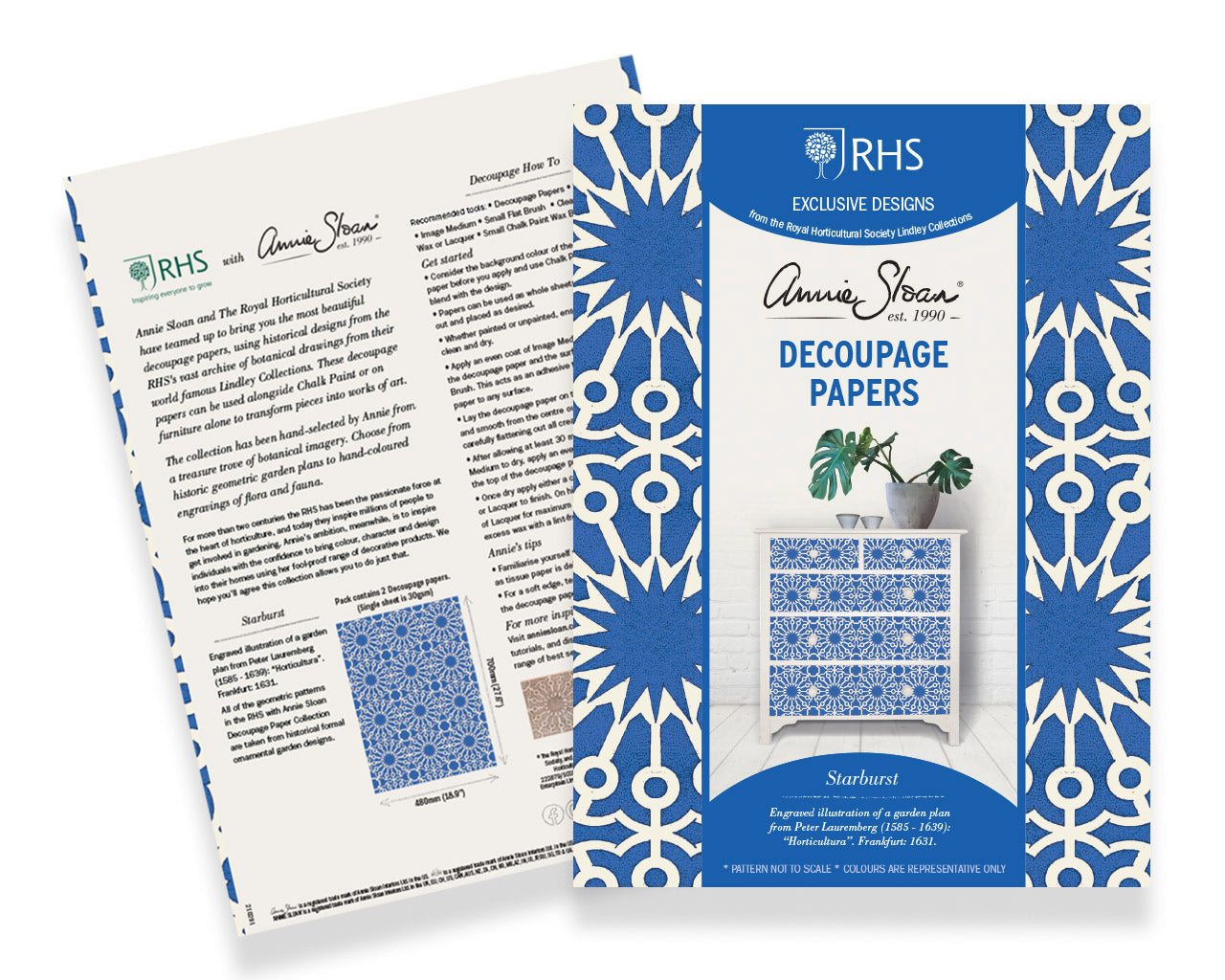 RHS Decoupage Paper Starburst