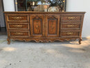 Drexel Brittany Heritage French Provincial Louis XV Triple Dresser