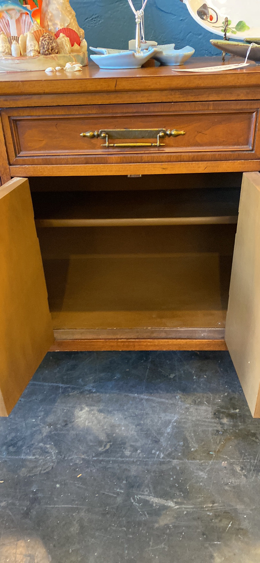 Vintage Wood Credenza