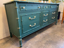 Thomasville Faux Bamboo Triple Dresser