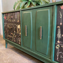 Amsterdam Green Triple Dresser