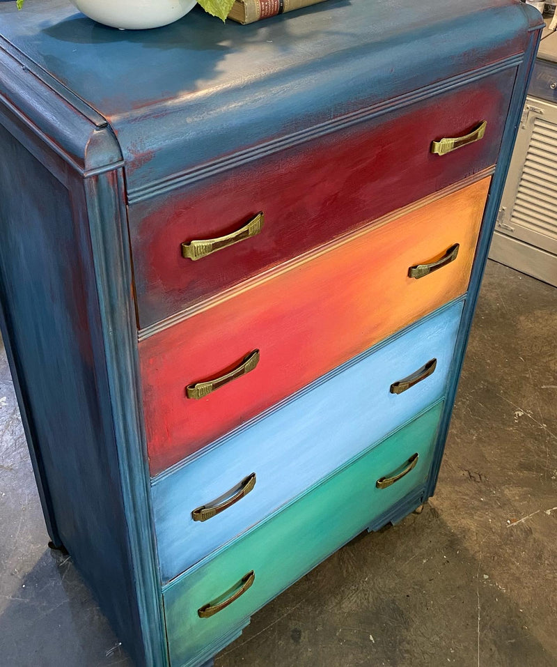 Rainbow Chest of Drawers